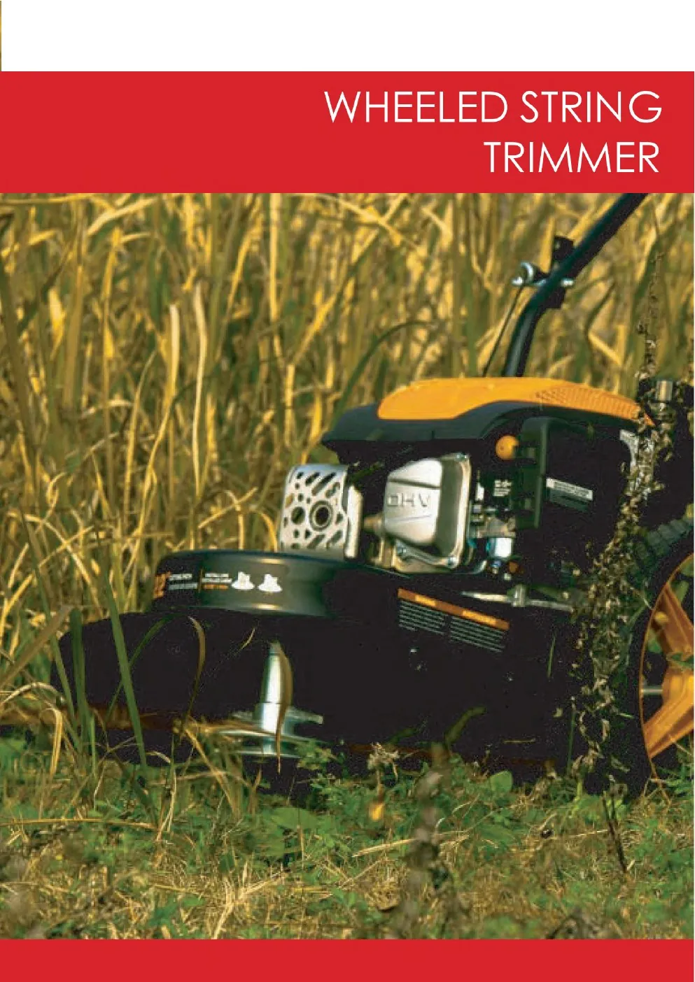 Wheeled String Trimmer